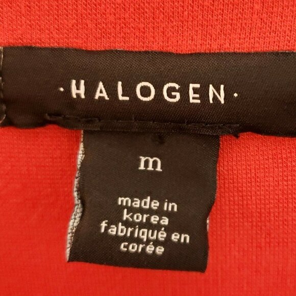 Halogen Womens Red Soft Knit 3/4 Sleeve Medium - Picture 4 of 5